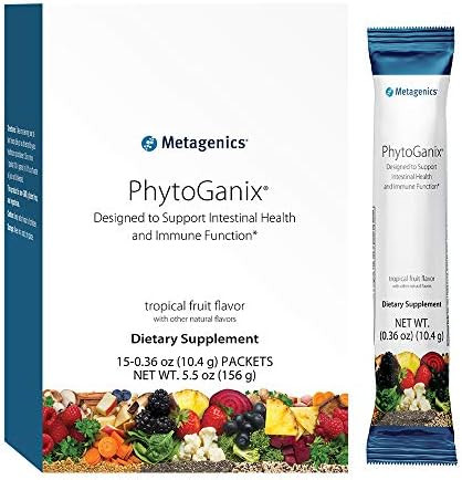 Metagenics PhytoGanix® – Organic Fruit & Vegetable Superfood Powder Blend – Tropical Fruit F... | Amazon (US)