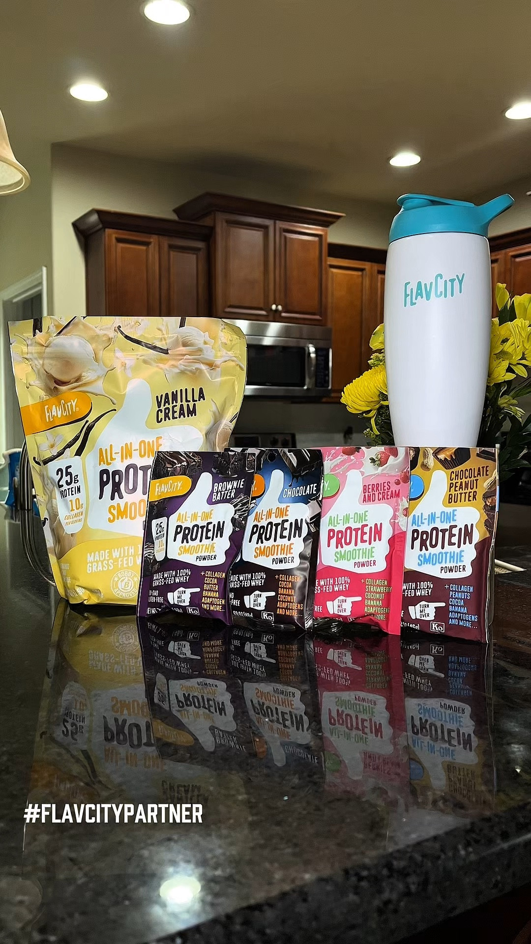 Who says the perfect protein powder doesn’t exist 😍 S/O to @ShopFlavCity for hooking ya girl up 🫶🏽
•
•
#momfitnessjourney #proteinshake #proteinpowder #gymgirlie #sahm 

#LTKfitnessgoals #LTKmomlife #LTKActive