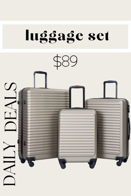 Luggage set on major sale!! #flashdeals #walmartfinds #traveling 

#LTKSeasonal #LTKFindsUnder100 #LTKSaleAlert