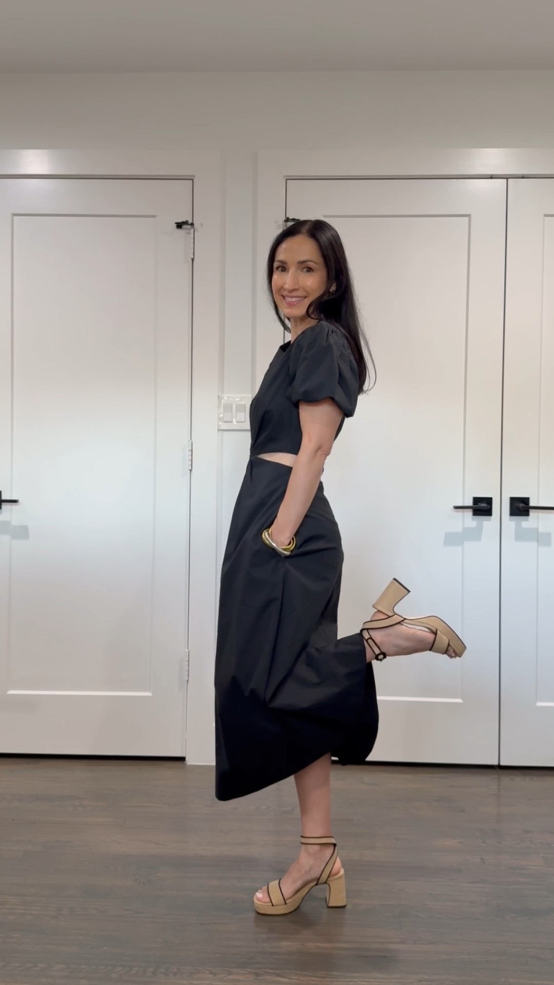 Larroudé dolly low raffia sandals styled 3 ways! This hillhouse dress is also on sale, one of my favorites! 

#LTKShoeCrush #LTKOver40 #LTKSaleAlert