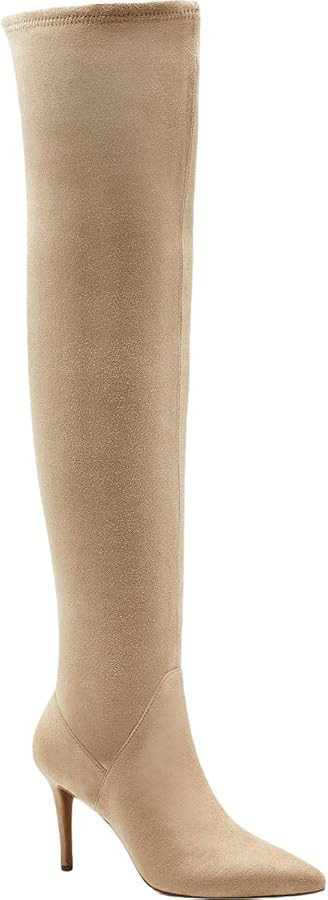 Jessica Simpson Womens Abrine Tall Over-The-Knee Boots Beige 6.5 Medium (B,M) | Amazon (US)