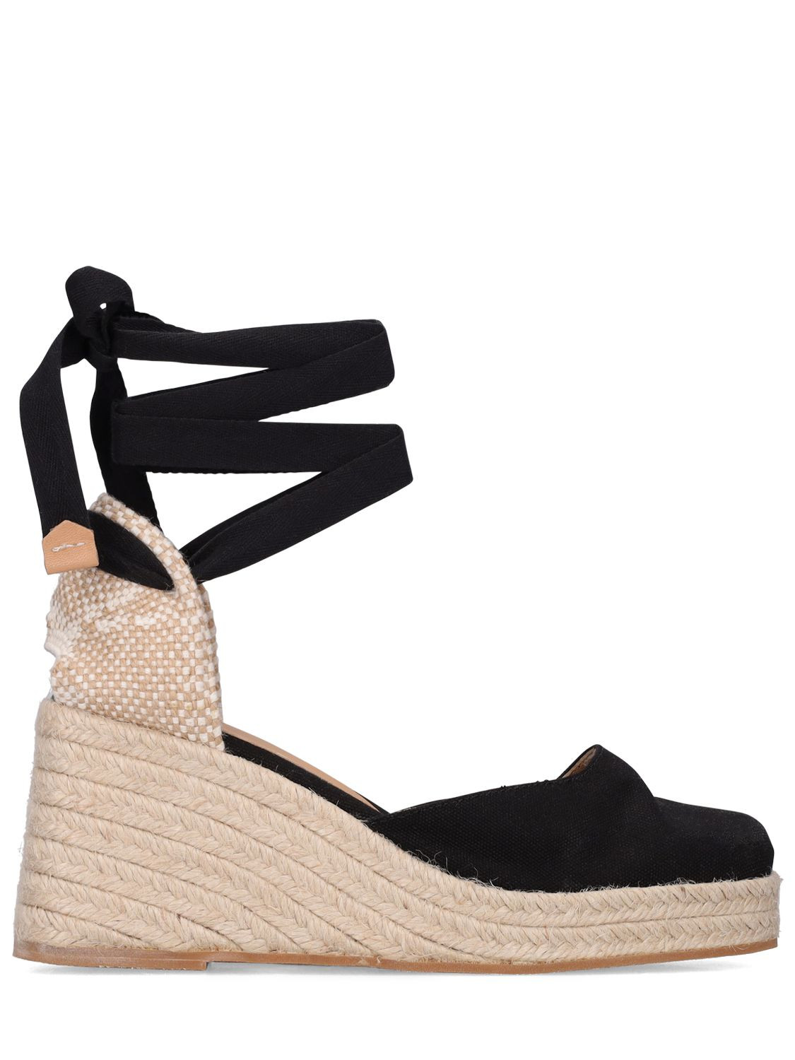 60mm Tina Jute Canvas Espadrille Wedges | Luisaviaroma