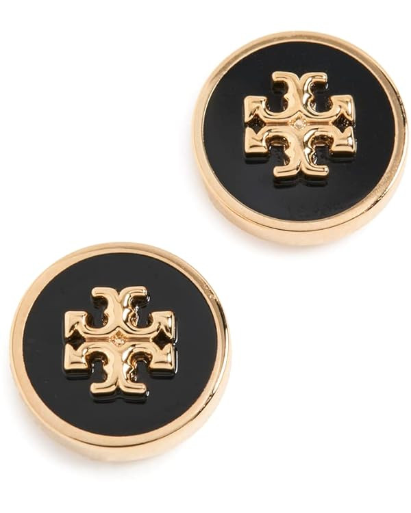 Tory Burch Women's Kira Enamel Circle Stud Earrings | Amazon (US)