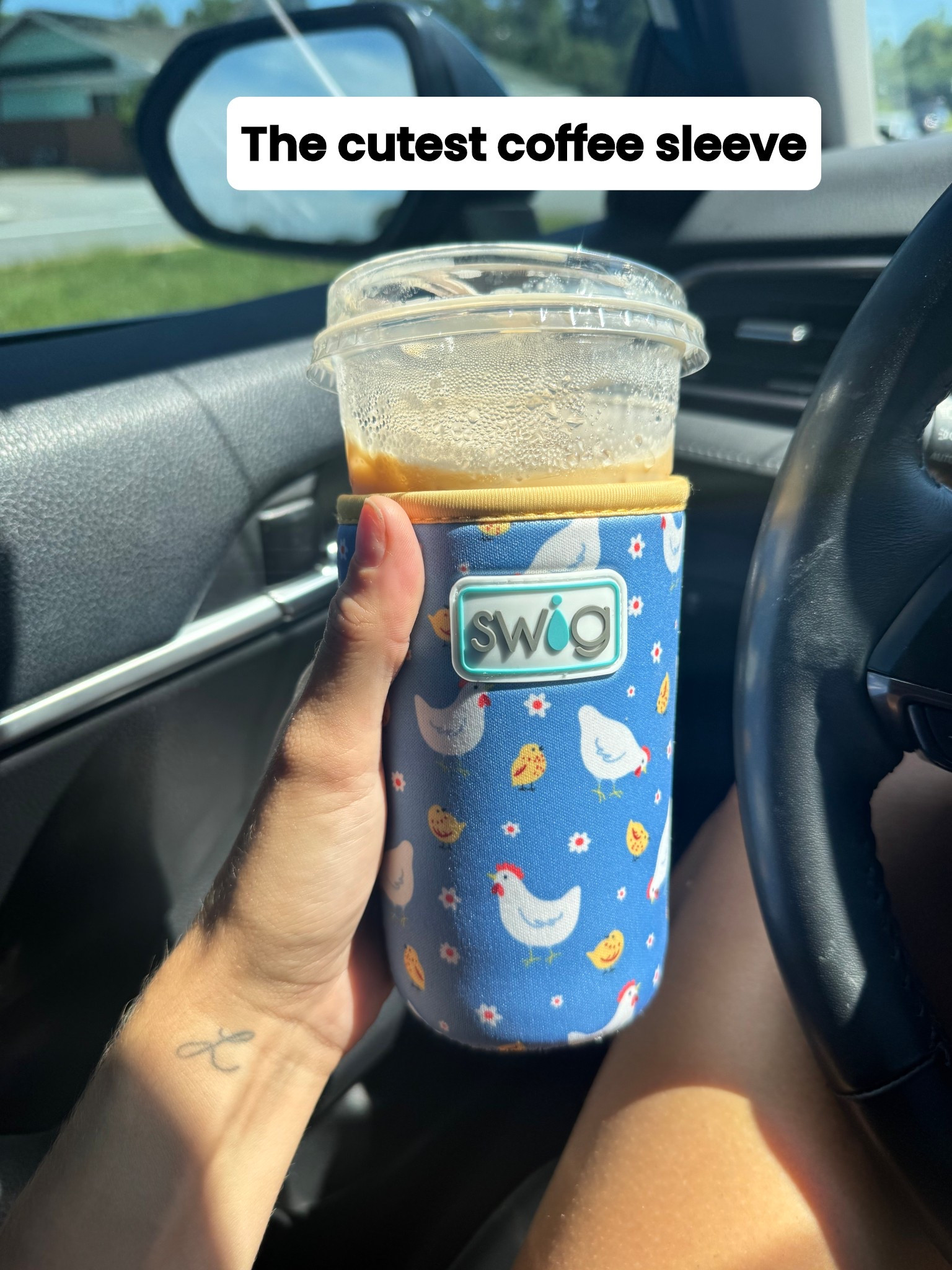 Farm girlies and coffee lovers unite! Isn’t this adorable? Great accessory for hot or cold coffee. Also has a little handle! And so many other patterns! #homefinds #kitchen 

#LTKHome #LTKFindsUnder50 #LTKTravel