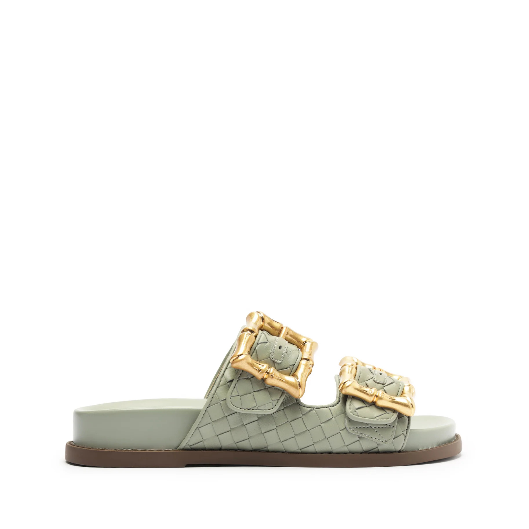 Enola Sporty Woven Leather Sandal - Flatform Sandals - Buckle Sandals - Sports Sandals | Schutz Shoes (US)