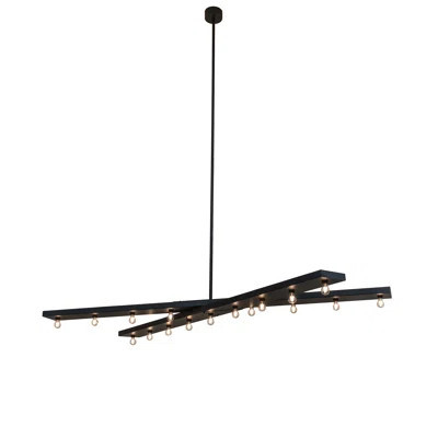 120" Long Caldero 17 Light Oblong Pendant | Wayfair North America
