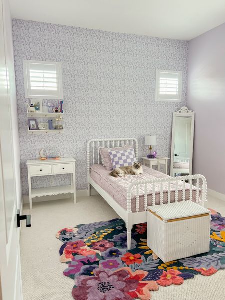 Madison’s room is just about complete! Her favorite color is purple and she loves butterflies so this was the perfect combo for her big girl room 💜💜💜

#LTKkids #LTKbaby #LTKhome