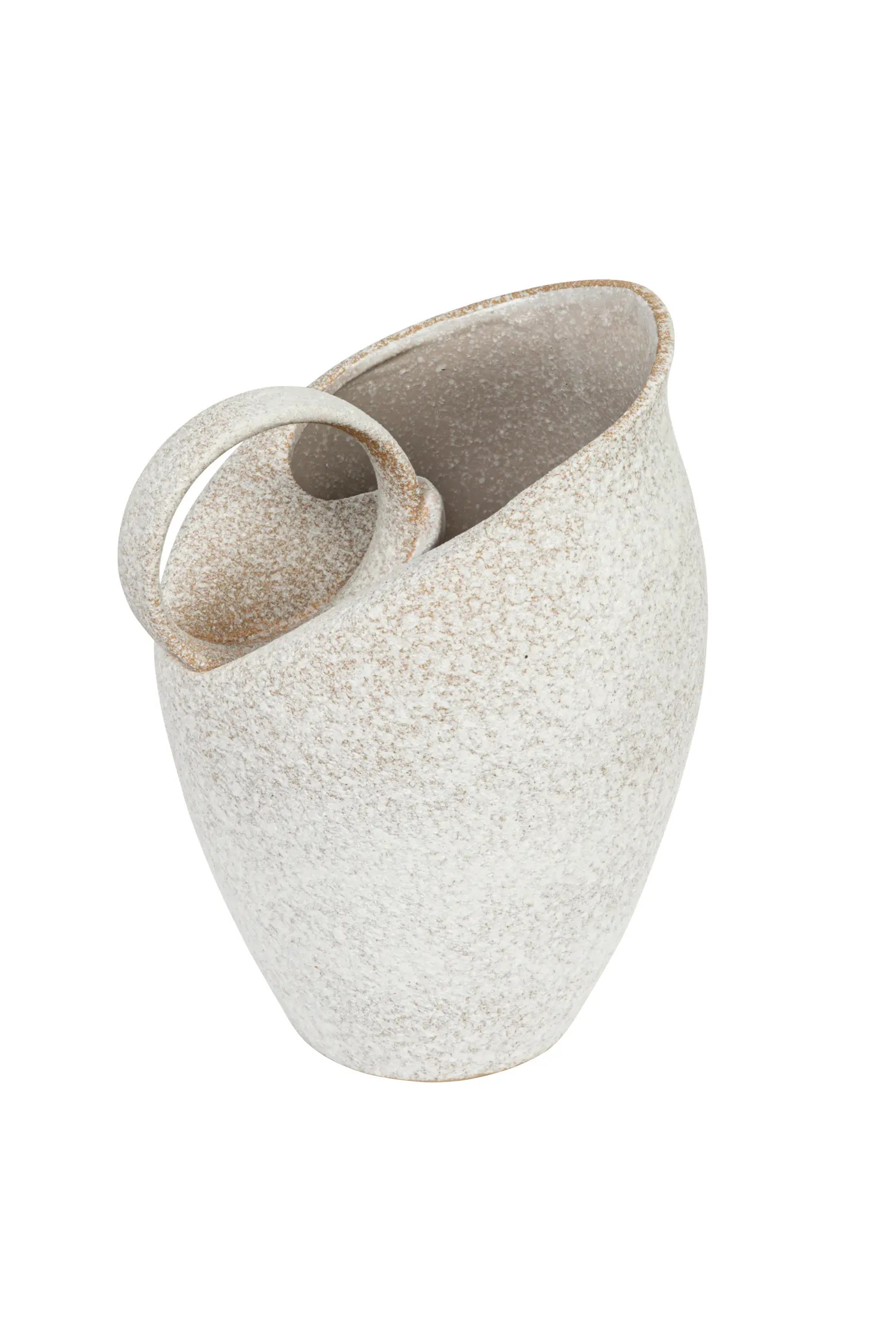 9 Inches 82-Ounce Textured Stoneware Pitcher in Reactive Glaze, White | Nordstrom | Nordstrom