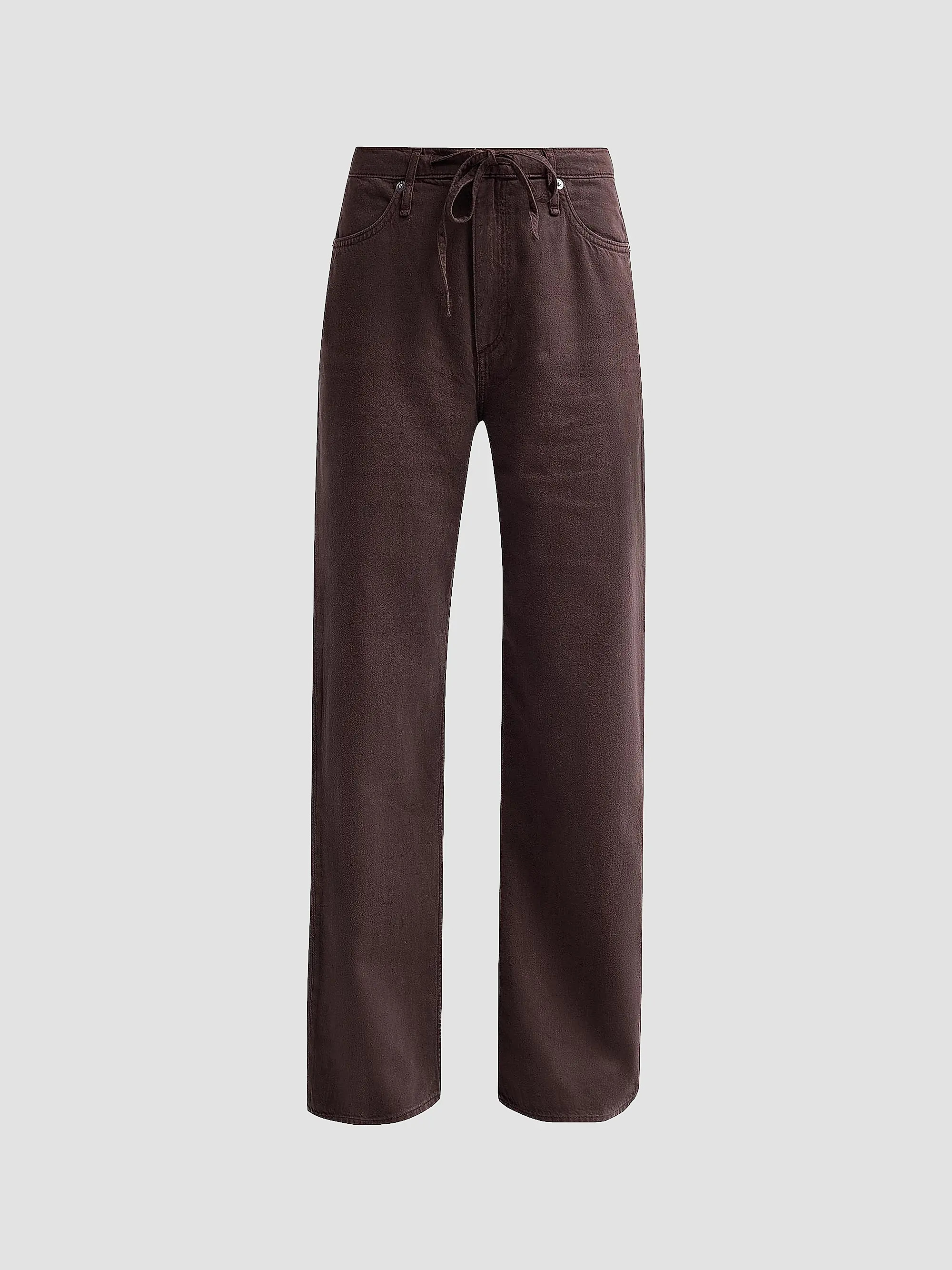Featherweight Phoebe Drawstring Wide-Leg Jeans | Saks Fifth Avenue