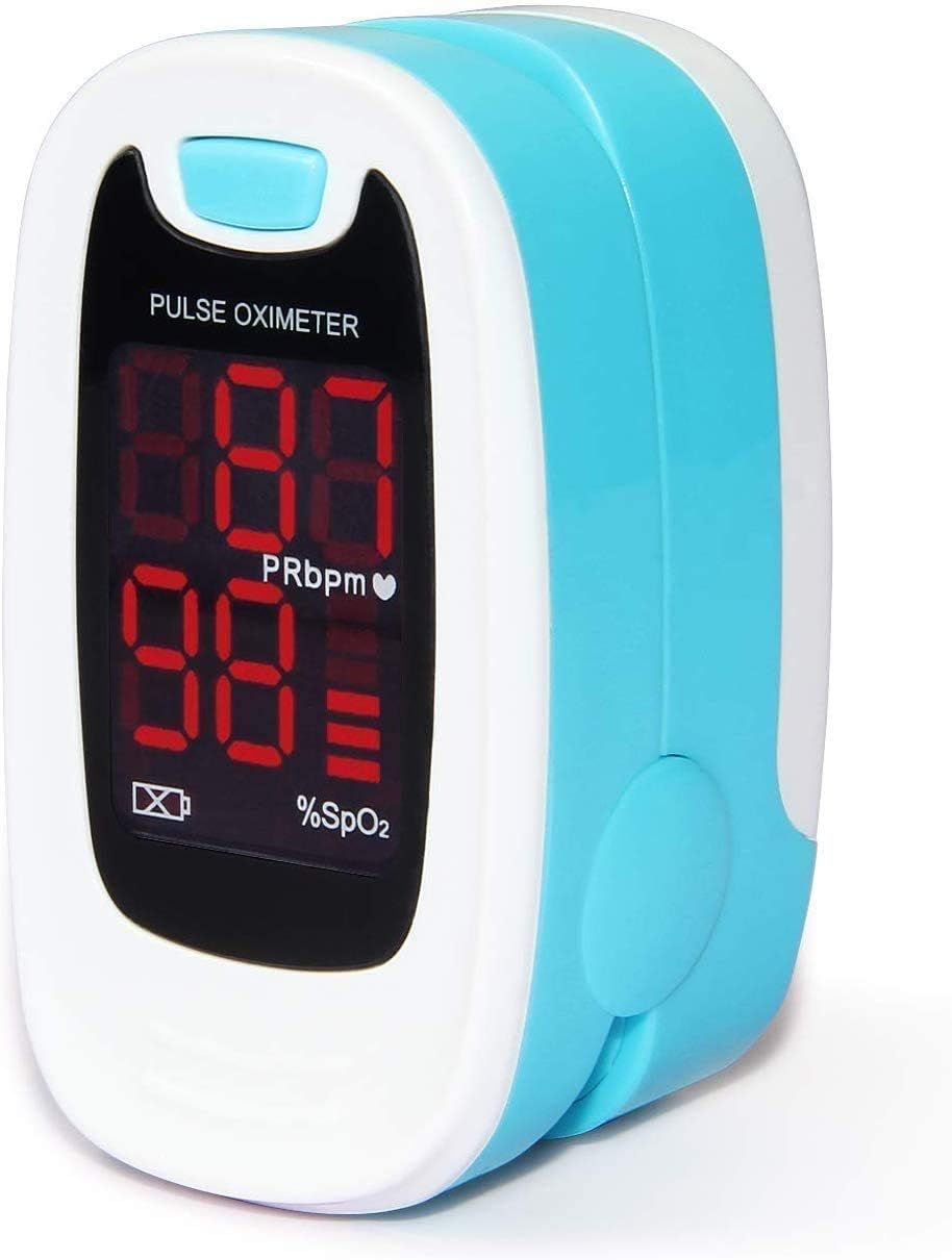 CONTEC LED CMS50M Pulse Oximeter,SpO2 and PR Value Waveform Blood Oxygen, Neck/Wrist Cord | Amazon (US)