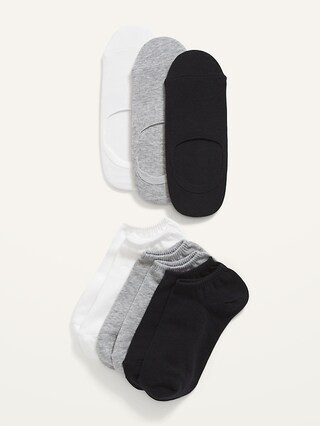 Ankle & No-Show Socks Variety 6-Pack For Women | Old Navy (US)