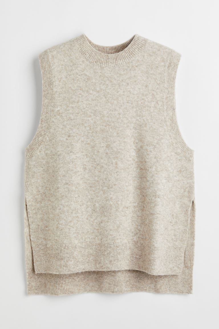 Knitted sweater vest | H&M (UK, MY, IN, SG, PH, TW, HK)