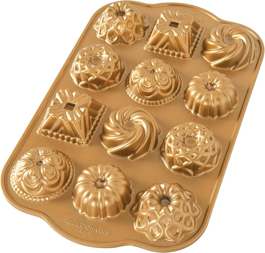 Nordic Ware Bundt Charms, 1.2 Cup, Gold | Amazon (US)