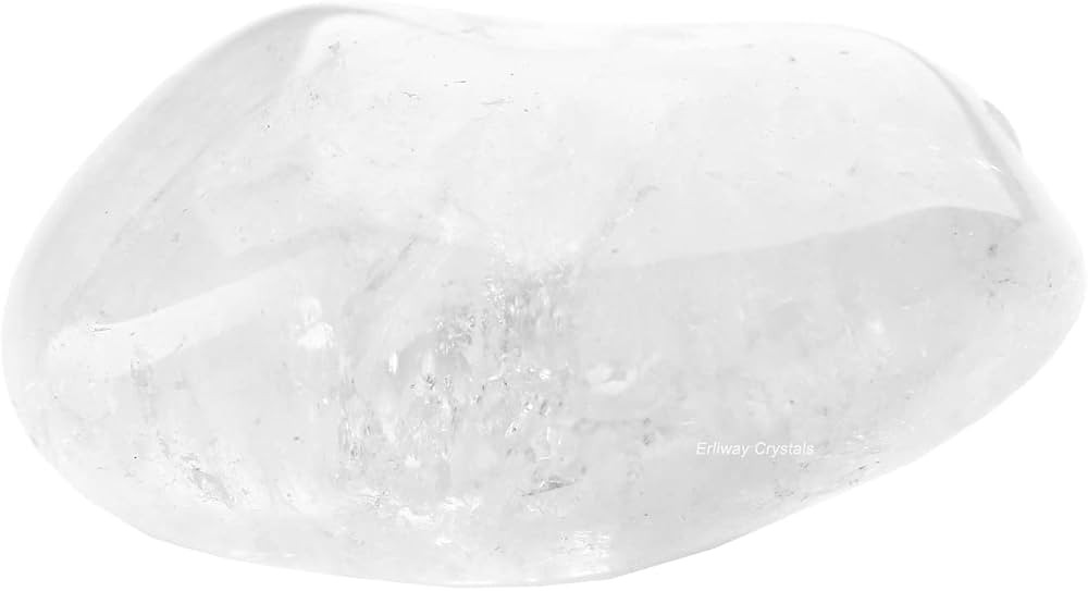 Clear Quartz Healing Crystal Stones, 1.25-2.0" Large Reiki Healing Gemstones Natural Tumbled Poli... | Amazon (US)