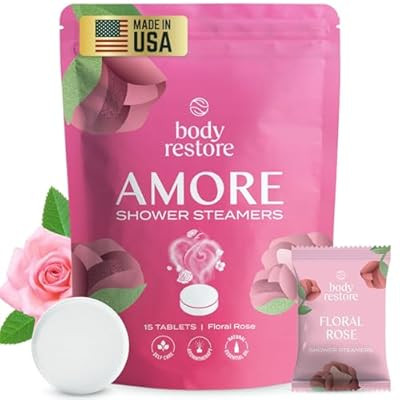 Body Restore Shower Steamers Aromatherapy 15 Pack - Galentines, Valentines Day Gif… | Amazon (US)