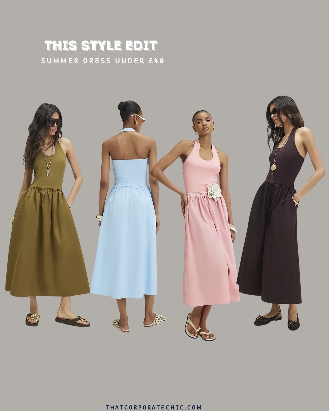 summer dresses under £40



Summer day dress, summer in the city, vacation dress, halter neck dress, everyday dress style, date night dress

#LTKsummer #LTKstyletip #LTKdresses