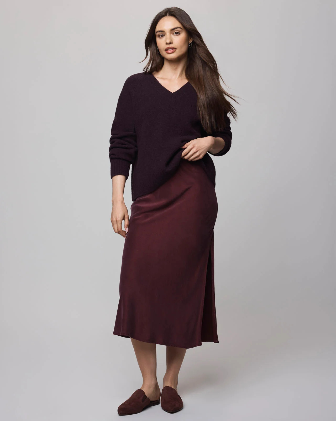 Serena Satin Skirt | Splendid