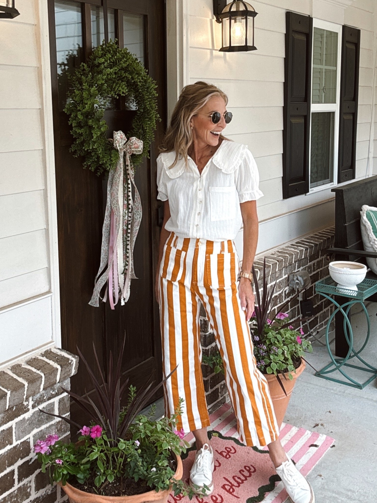 This look for less is under $60 from Amazon. If you want a high end look for less head to Amazon and grab these designer inspired pants for $34 and top for 24.

#LTKootd #LTKgrwm #LTKOver40