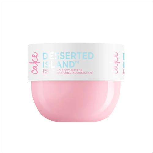 Cake Beauty Body Butter, Desserted Island - Smoothing & Deeply Moisturizing - Shea Butter - for Dry Skin - 227 g / 8 oz | Amazon (US)