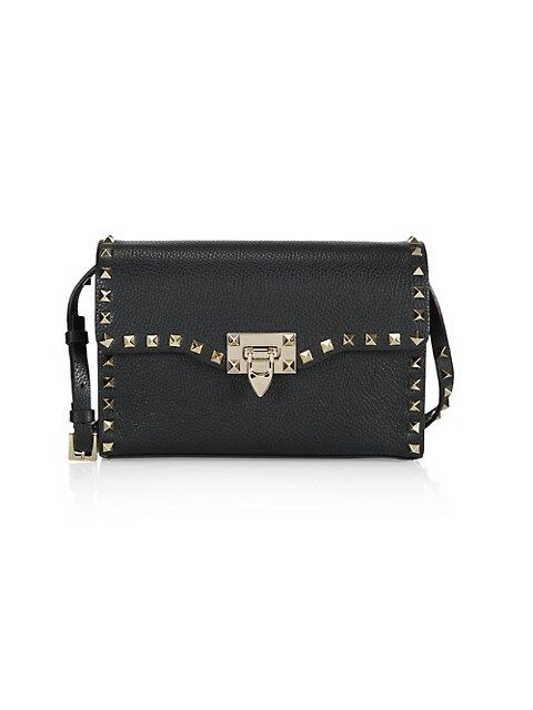 Small Rockstud Leather Crossbody Bag | Saks Fifth Avenue