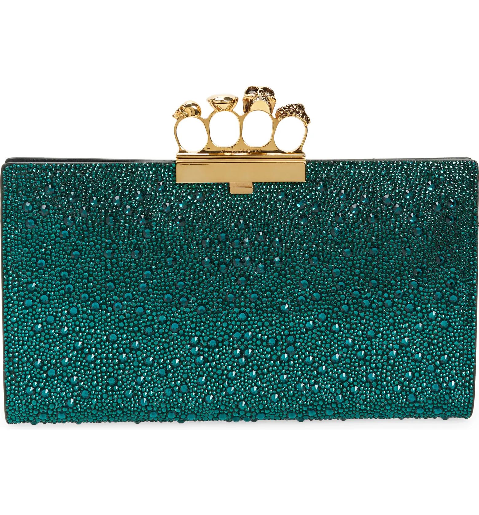Knuckle Crystal Flat Pouch | Nordstrom