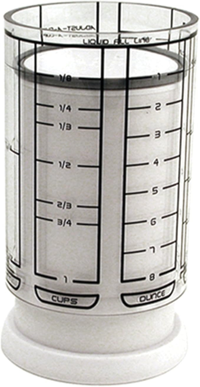 KitchenArt 1 Cup Adjust-A-Cup, Plastic, White | Amazon (US)