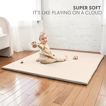 Stylish Padded Baby Play Mat for Your Boy or Girl - Extra Thick & Super Soft Vegan Leather Floor ... | Amazon (US)