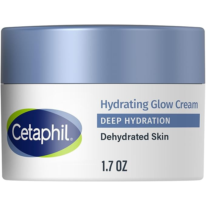 Cetaphil Deep Hydration Healthy Glow Daily Face Cream, 1.7 oz, 48 Hour Dry Skin Face Moisturizer ... | Amazon (US)