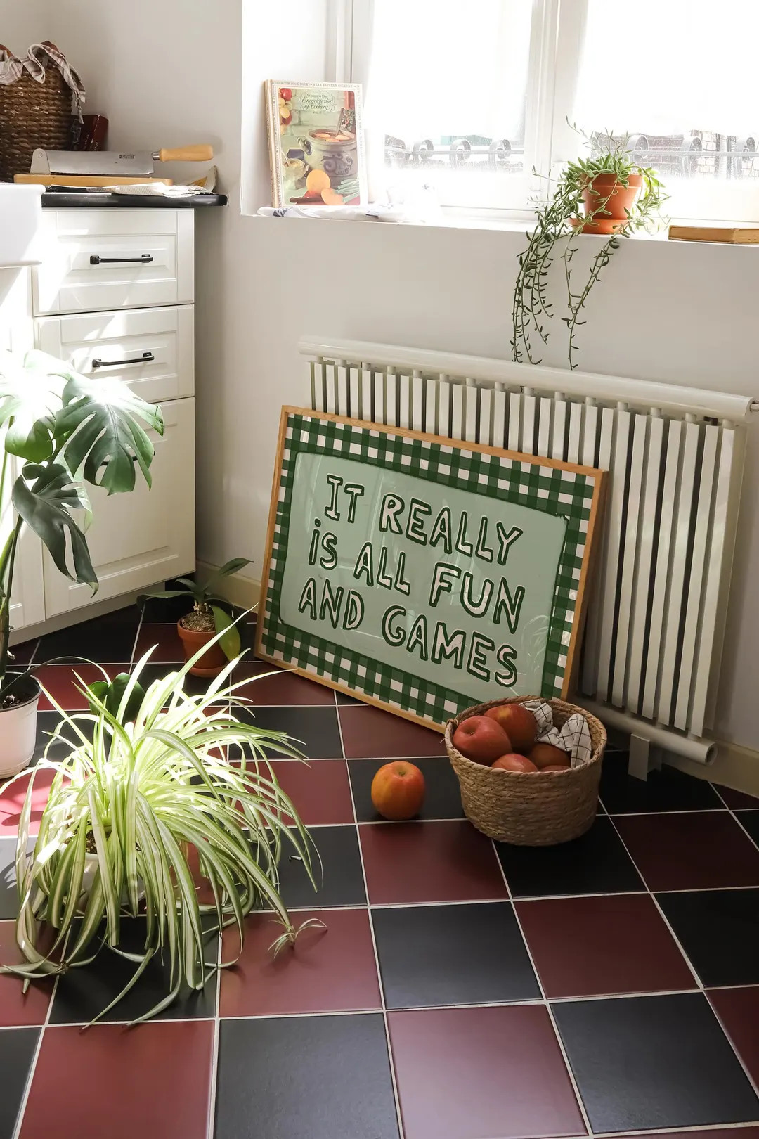 It Really Is All Fun And Games Green Preppy Poster (Instant Download) | Etsy (US)