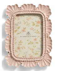 4x6 Scalloped Leaf Tabletop Picture Frame | TJ Maxx