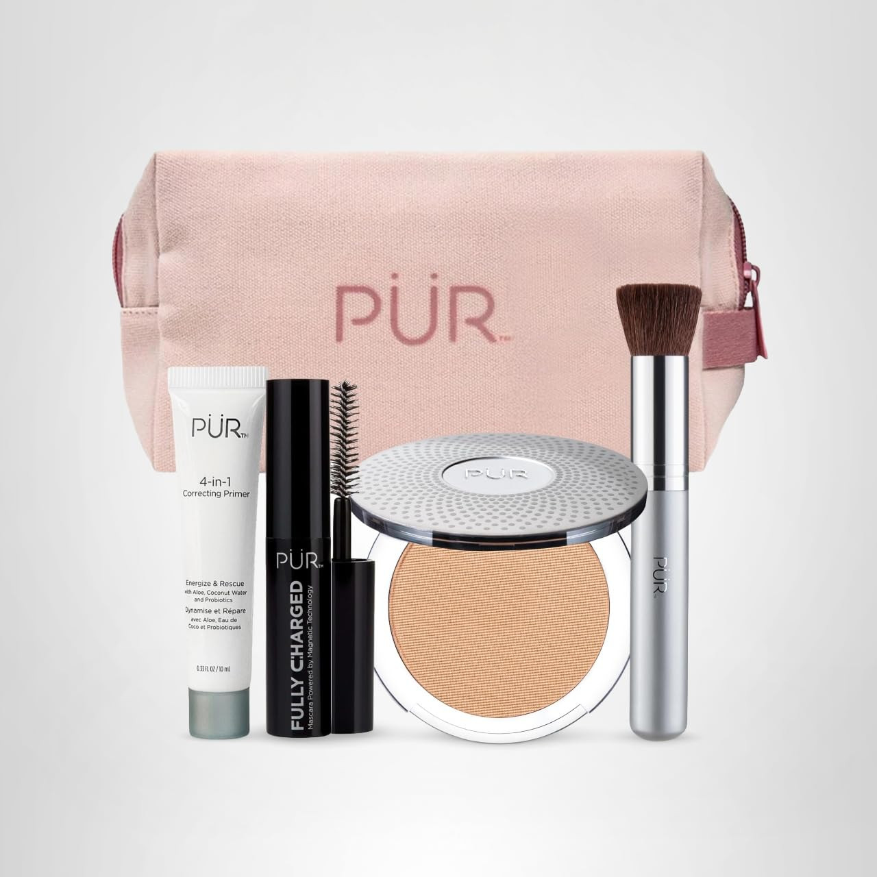 PÜR Minerals Multitasking Essentials Kit - Makeup Gift Set Includes 4-in-1 Correcting Primer, Fu... | Amazon (US)