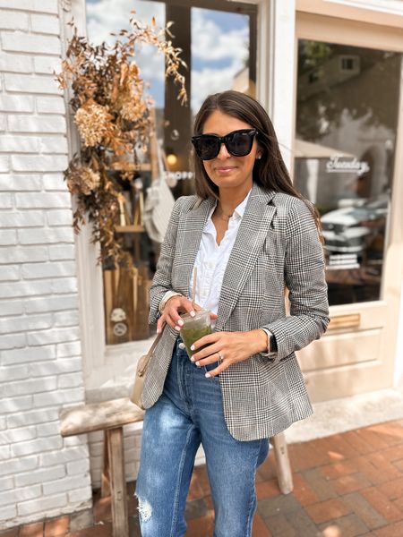 Fall decor is out and pumpkin candles are being lit 🔥 as much as I love summer it’s always exciting when Fall comes around. I just love cooler weather, football and of course all the Fall fashion. I’ve shared this blazer every week since I purchased . It’s been a great addition to my closet staples this season. I’m wearing an Xs 

#walmartpartner #walmartfashion @walmart @walmartfashion 

#LTKSeasonal #LTKFind #LTKunder50