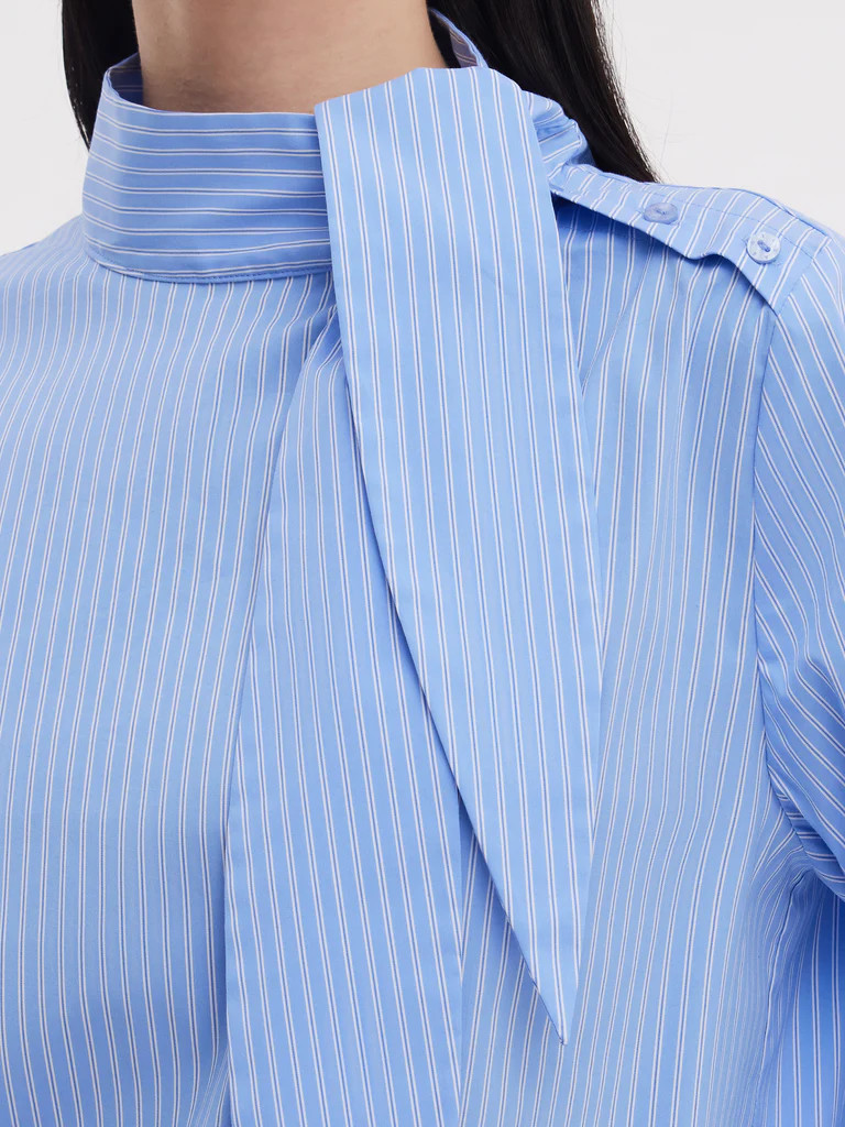 Wool Blend Vest And Blouse Two-Piece Set | GOELIA