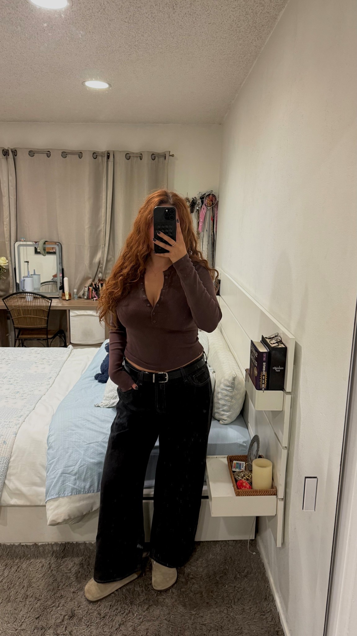 Top was originally a bodysuit from Abercrombie but I cropped it into a top 