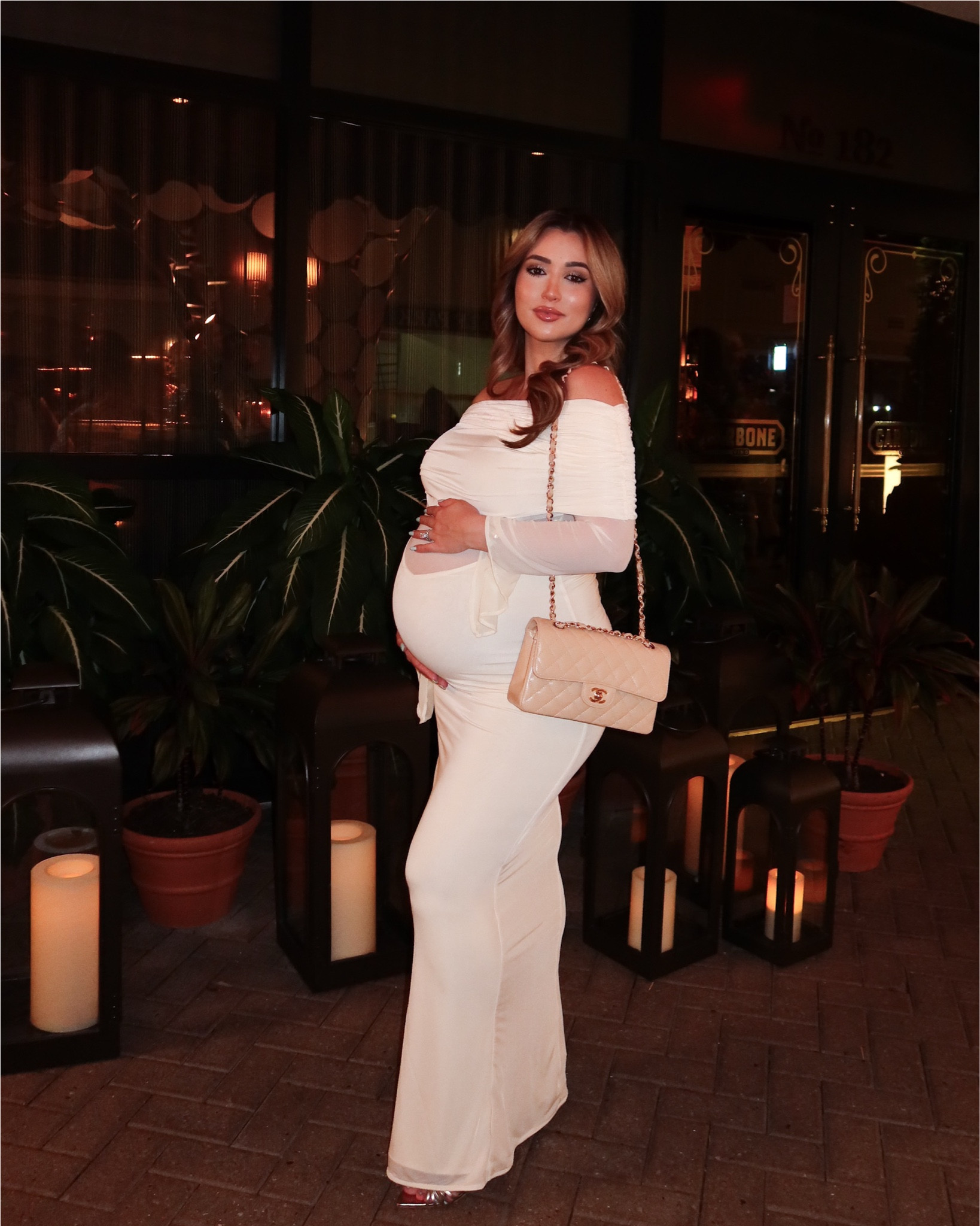 Wearing this dress in a size medium! I’m 32 weeks pregnant, normally an XS/S. Got it tailored in length and on the sleeves as well since I’m petite (5’2”). 

#LTKStyleTip #LTKBaby #LTKBump