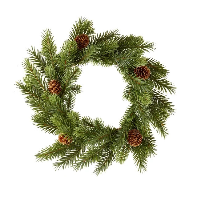 11IN MINI WREATH WITH NATURAL PINECONE | Walmart (US)