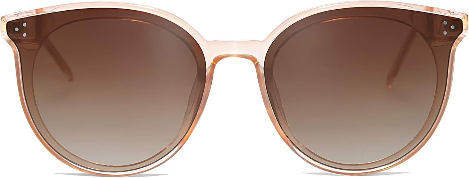 SOJOS Trendy Round Sunglasses for Women Cute Fashion Sun Glasses DOLPHIN SJ2068 | Amazon (US)