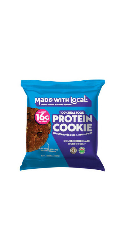 Made With Local Protein Nut Butter Cookie Double Chocolate | Well.ca