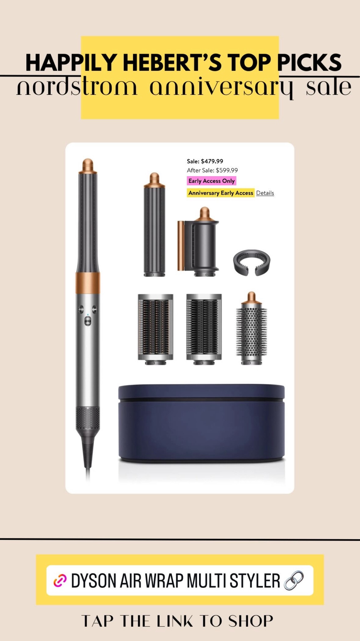 Nordstrom anniversary sale 
Dyson air wrap on major sale 

#LTKSaleAlert #LTKxNSale #LTKBeauty