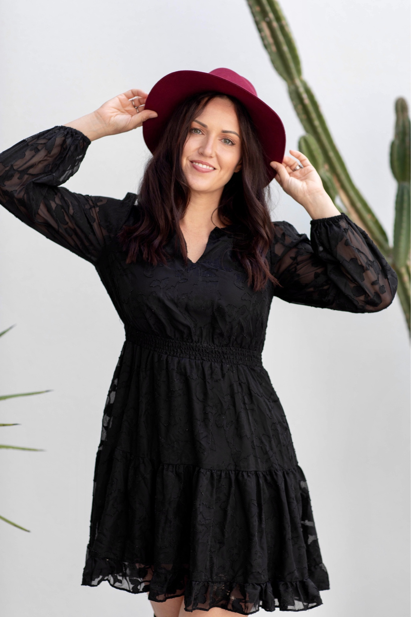 You can't beat a classic black mini dress with long sleeves. Here is a similar option for you.

#LTKaustralia #LTKSeasonal #LTKunder100