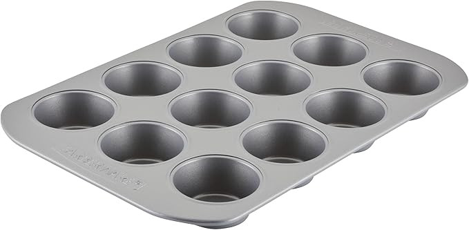 Farberware 12-c. Nonstick Nonstick Bakeware Muffin Pan, Gray | Amazon (US)