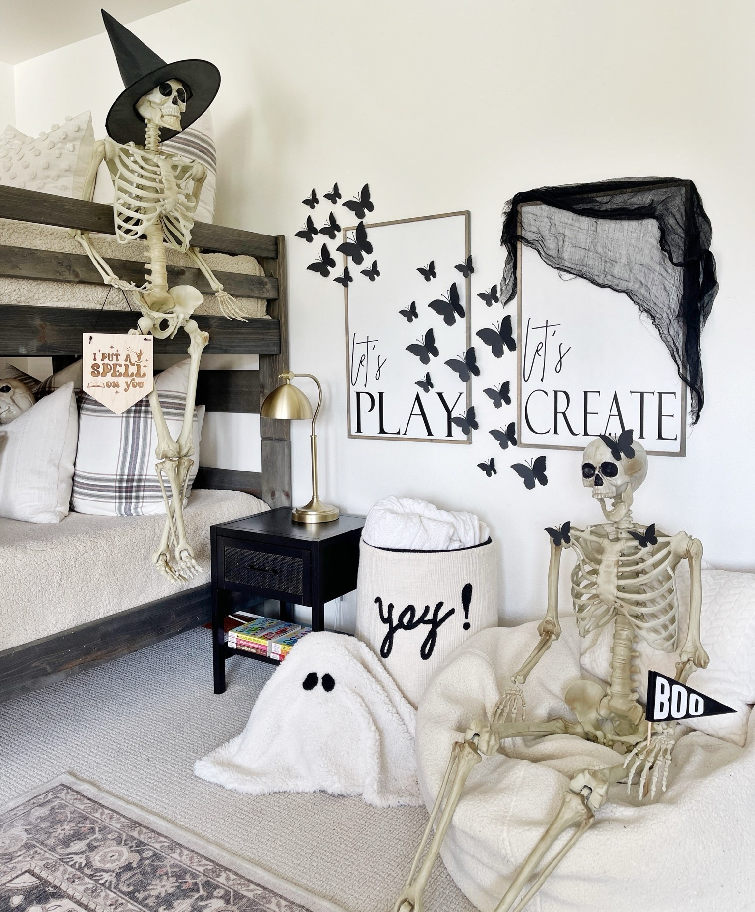 Halloween playroom 💀👻🦇🧙🏻‍♀️

Kids bedroom
Bunk beds 
Home fall decor

#LTKHome #LTKSeasonal #LTKKids