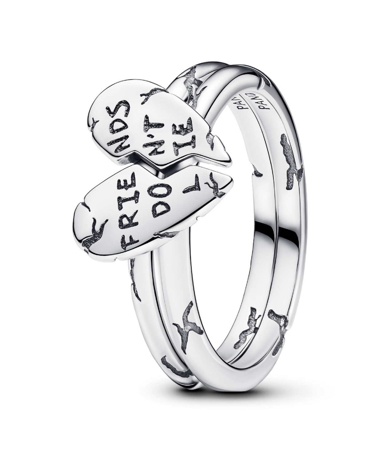 Pandora Stranger Things Friends Don't Lie Splitable Ring - Sterling Silver | Macy's