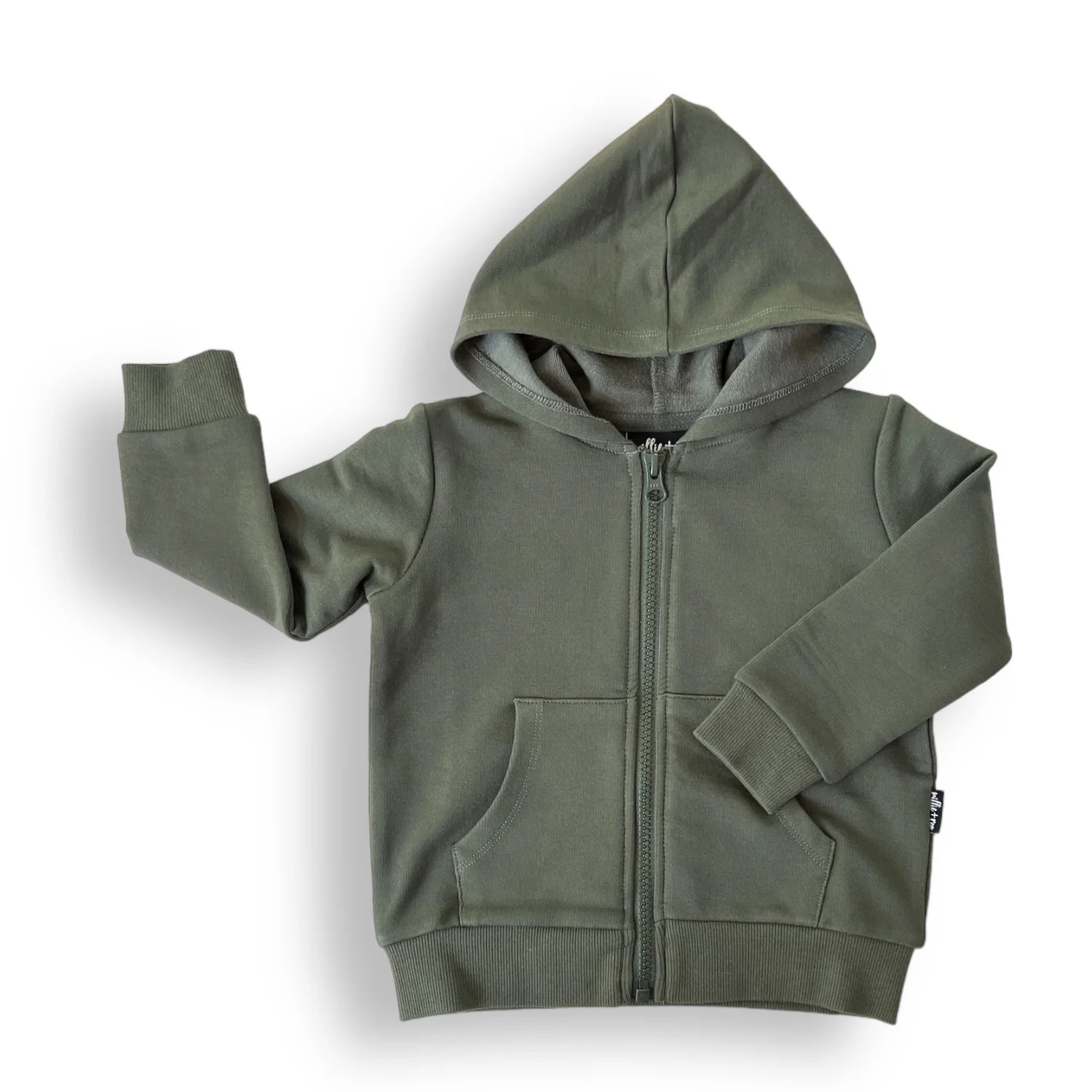 ZIP HOODIE- Moss Bamboo French Terry | millie + roo