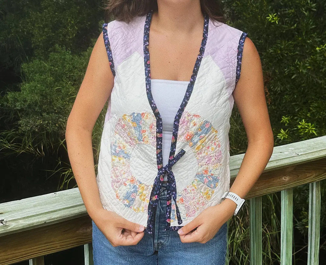 Gone Away Quilted Vest - Etsy | Etsy (US)