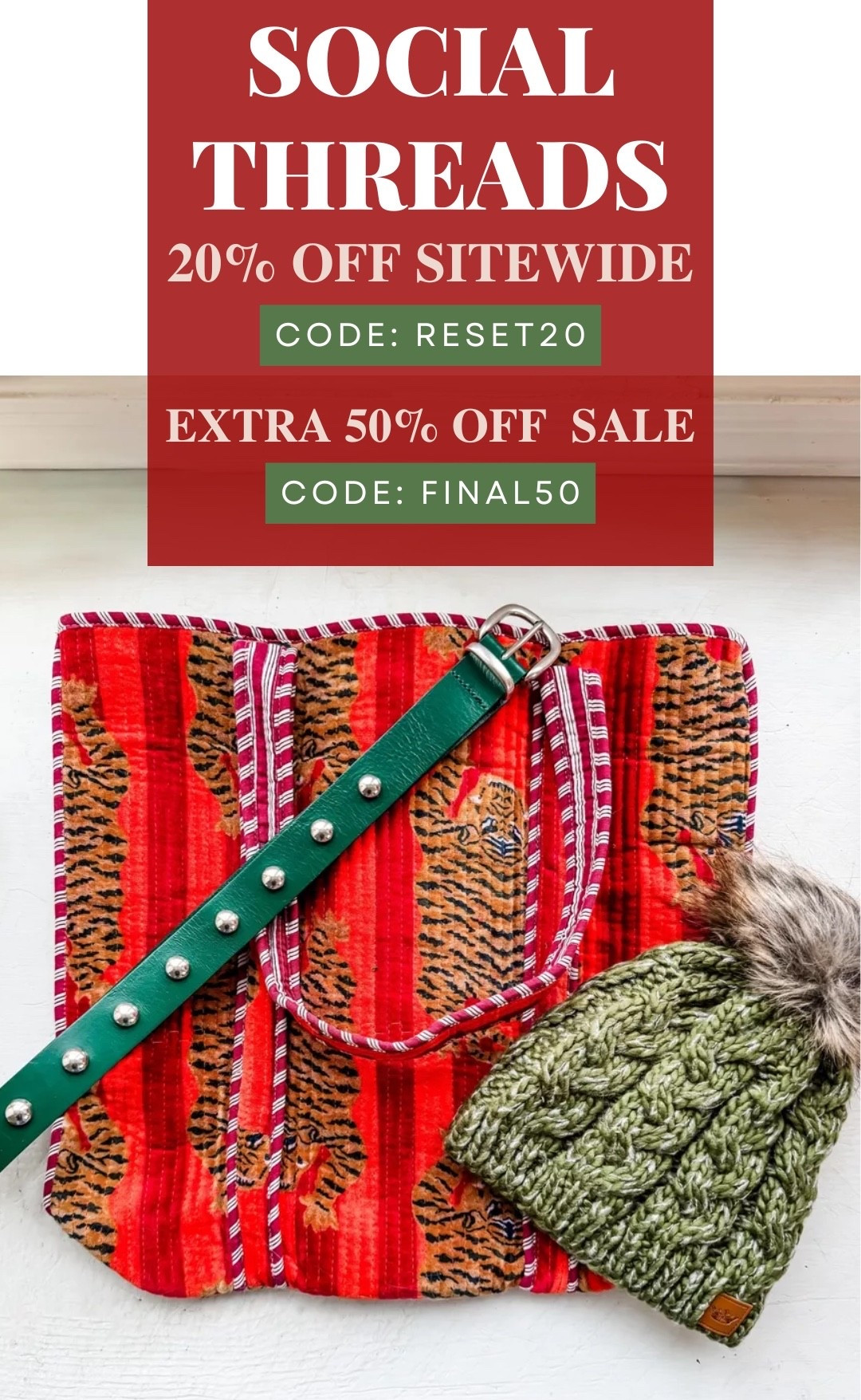 Code RESET20 on full priced items. Code FINAL50 on sale items.

#LTKFindsUnder100 #LTKSaleAlert #LTKFindsUnder50