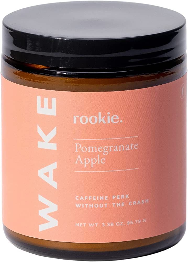 Wake Pre Workout Drink Powder by Rookie Wellness, Pomegranate Apple Flavor, 30 Serving Jar, Premi... | Amazon (US)
