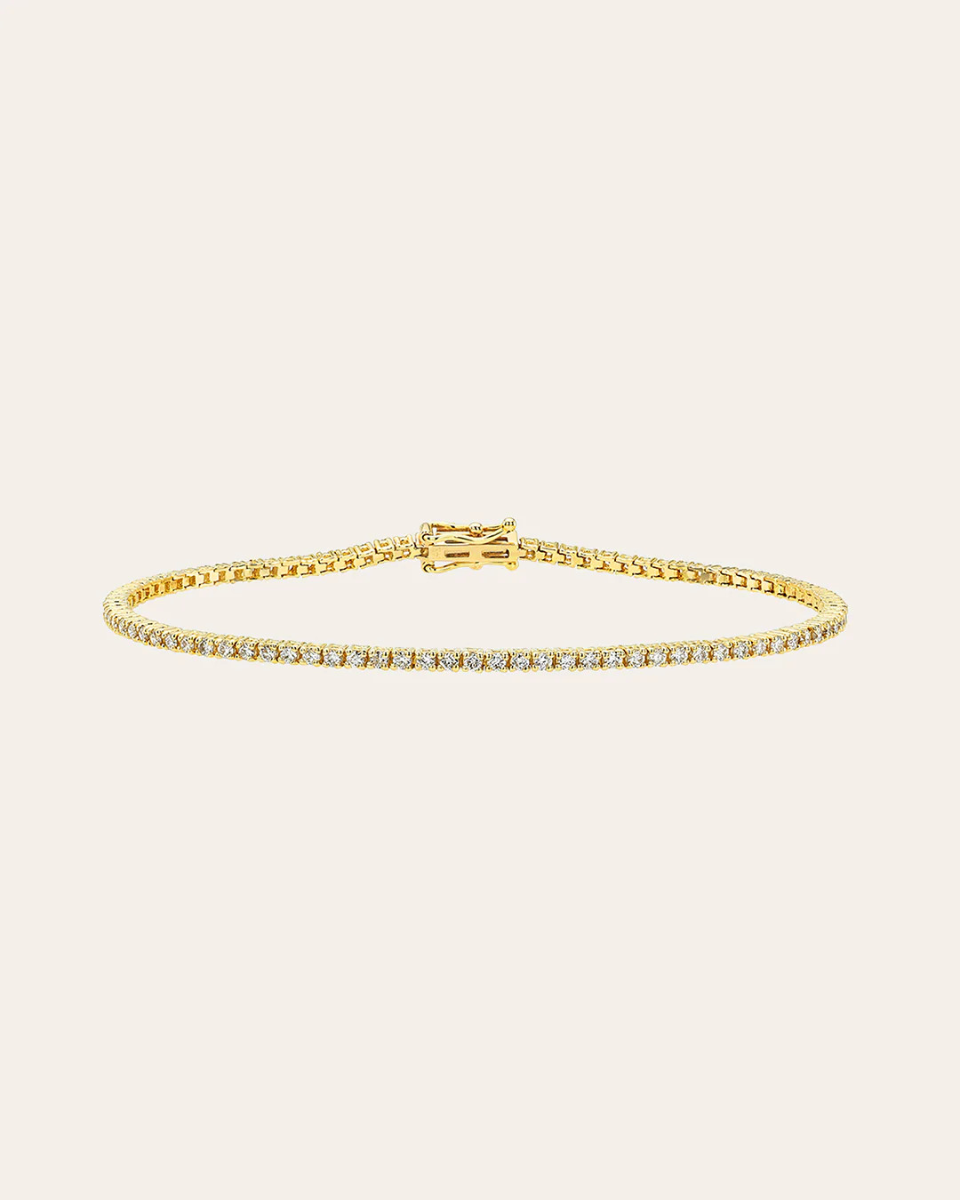 Lab Diamond 4 Prong Tennis Bracelet | Zoe Lev Jewelry