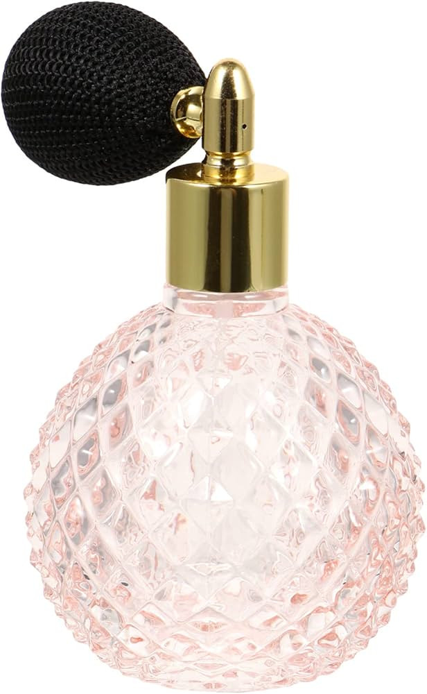 FOMIYES Vintage Perfume Bottle, 100ML Crsyle Spray Bottle Refillable Empty Glass Bottle Perfume w... | Amazon (US)