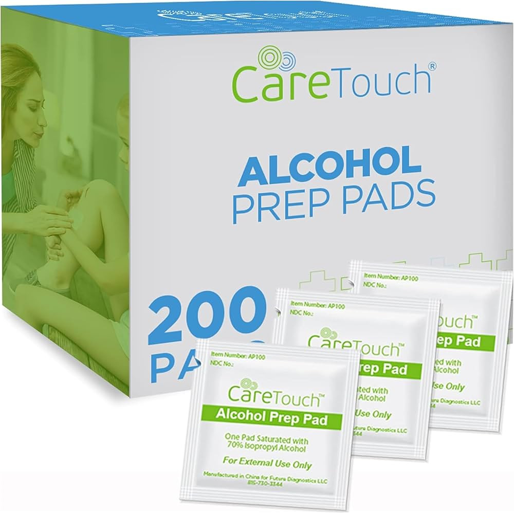 Alcohol Wipes | Individually Wrapped Alcohol Prep Pads with 70% Isopropyl Alcohol, Great for Medi... | Amazon (US)